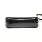 Prada Shoulder Bag Flower Motif Patent Leather — view 7