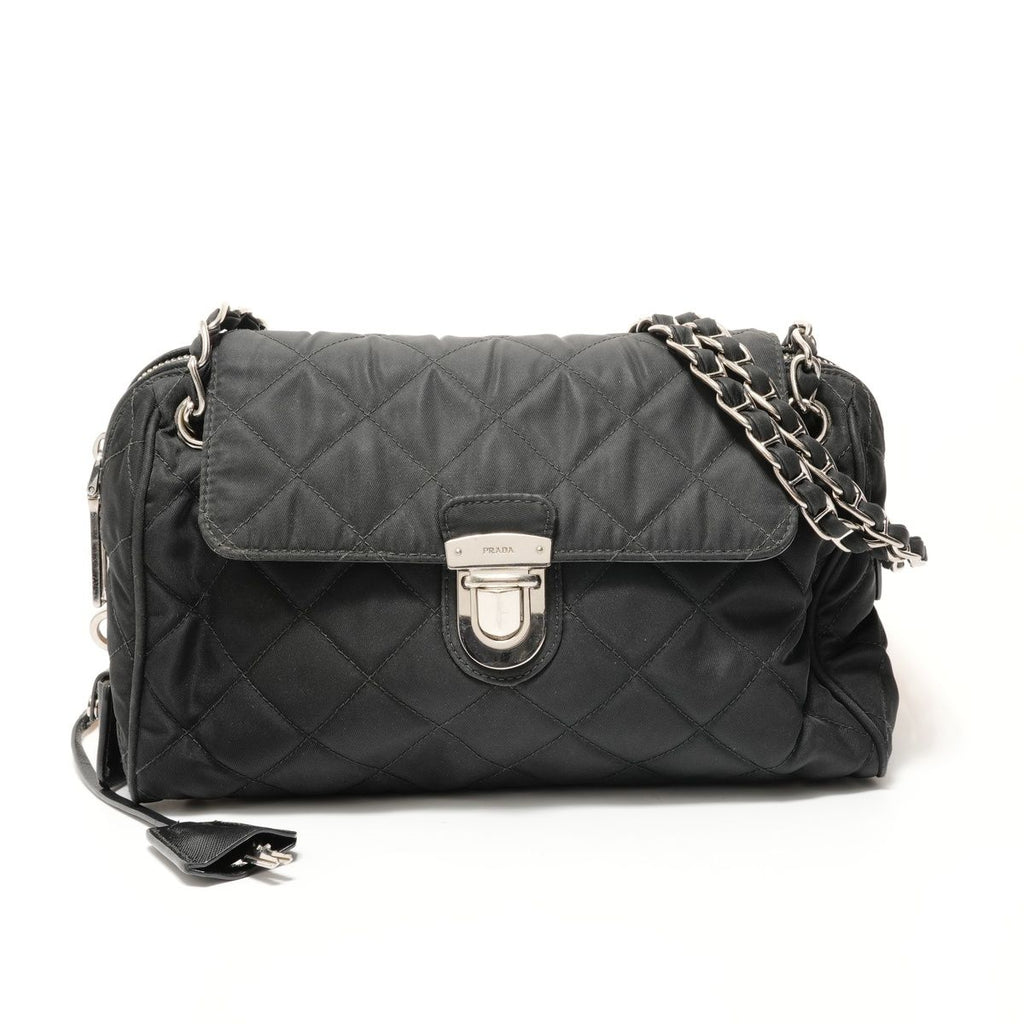 Prada Shoulder Bag Nylon Quilted