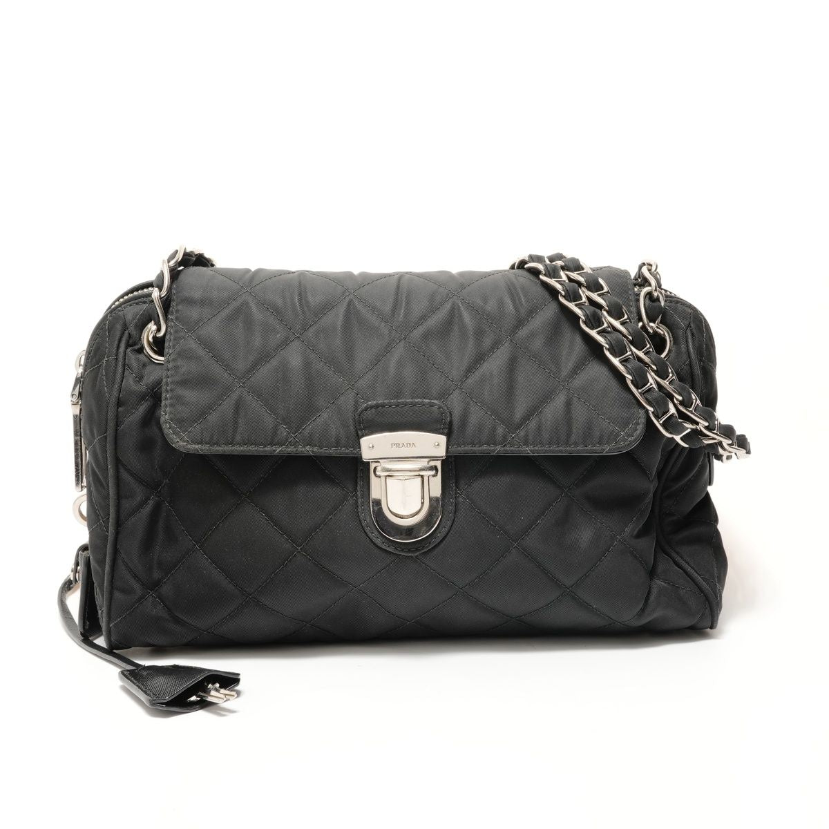 Prada Shoulder Bag Nylon Quilted