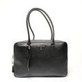 Prada Shoulder Bag Tessuto Gaffre Saffiano Leather