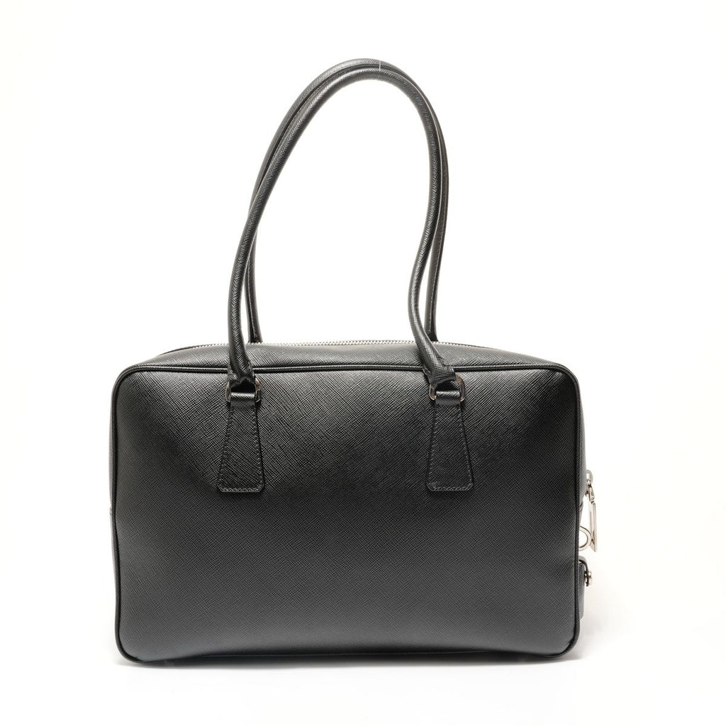 Prada Shoulder Bag Tessuto Gaffre Saffiano Leather — view 2