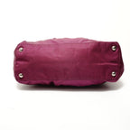 Prada Handbag Logo Nylon 2-Way Burgundy — view 7
