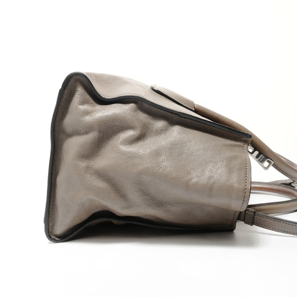 Prada Handbag Triangle Logo Leather 2-Way — view 4