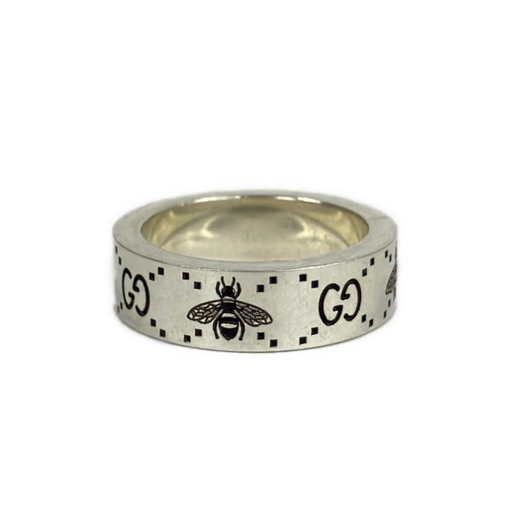 Gucci Ring GG Signature & Bee Silver Bee — view 3
