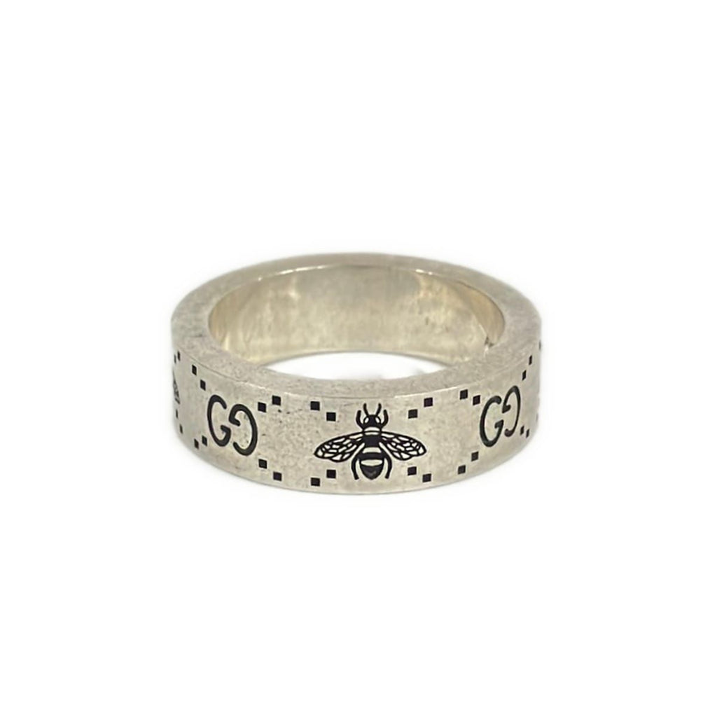 Gucci Ring GG Signature & Bee Silver Bee — view 2