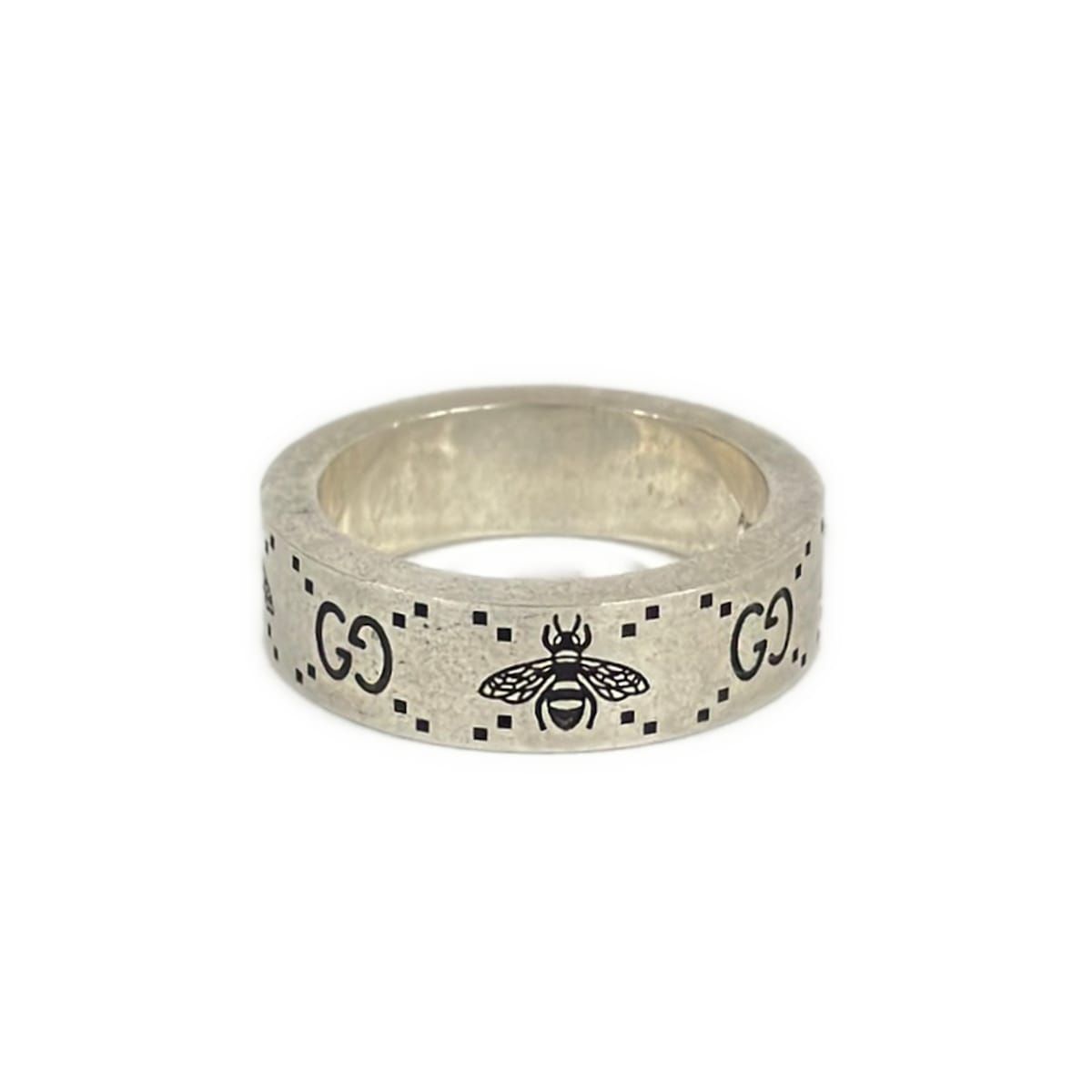 Gucci Ring GG Signature & Bee Silver Bee — view 2