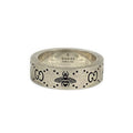 Gucci Ring GG Signature & Bee Silver Bee