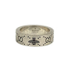 Gucci Ring GG Signature & Bee Silver Bee