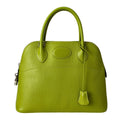 Hermes Handbag Bolide 31 Anis Green Silver