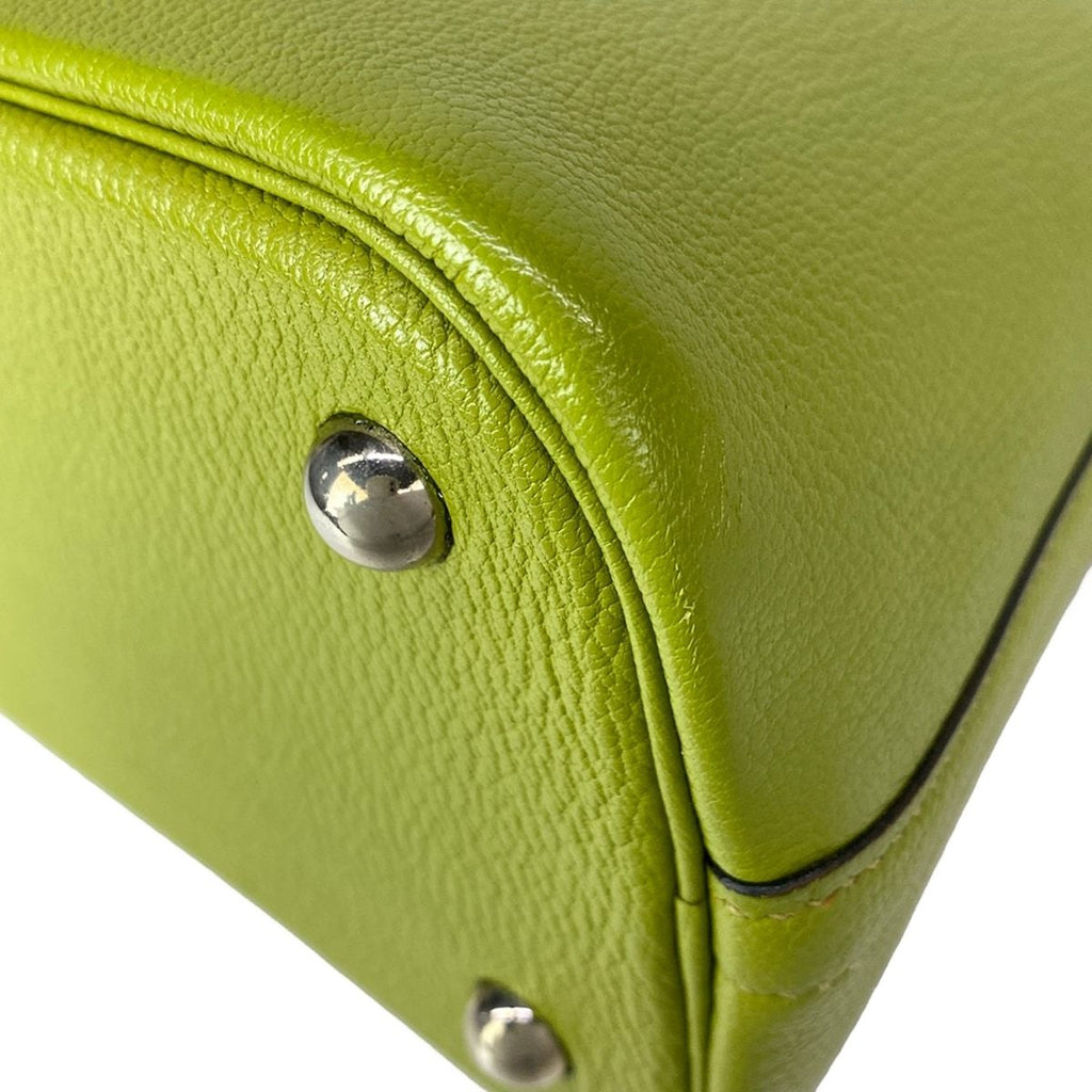 Hermes Handbag Bolide 31 Anis Green Silver — view 9