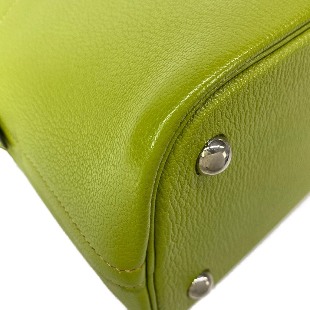 Hermes Handbag Bolide 31 Anis Green Silver — view 6
