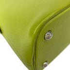Hermes Handbag Bolide 31 Anis Green Silver — view 6