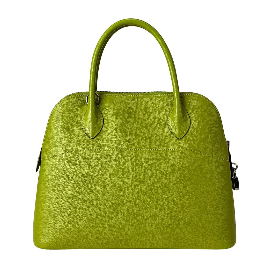 Hermes Handbag Bolide 31 Anis Green Silver — view 3