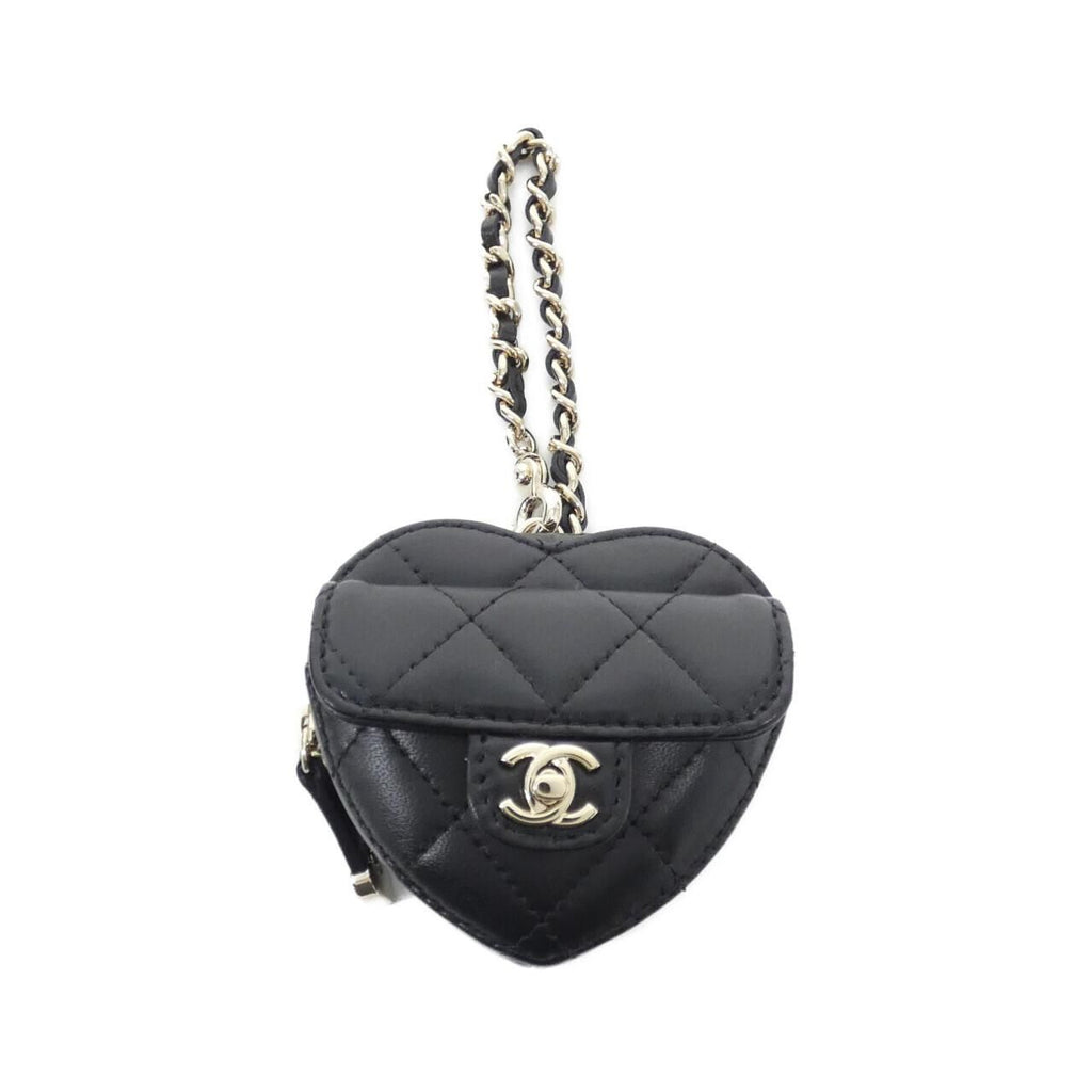 Chanel Bag Charm Keychain & Charms Black