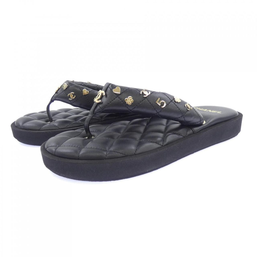 Chanel Sandals Black — view 3