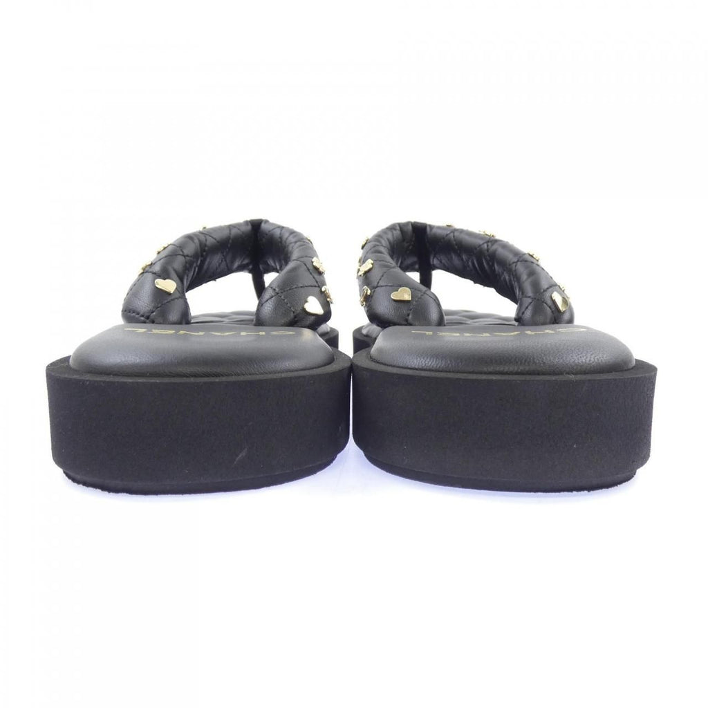 Chanel Sandals Black — view 5