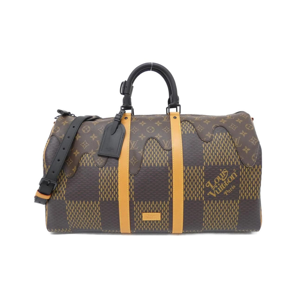 Louis Vuitton Damier Giant Keepall Bandouliere 50 cm Boston Bag