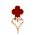Van Cleef & Arpels Arcane Brush Cles Pendant Watch PG RG Quartz