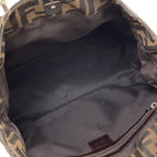 Fendi Zucca Pattern Handbag Canvas — view 5