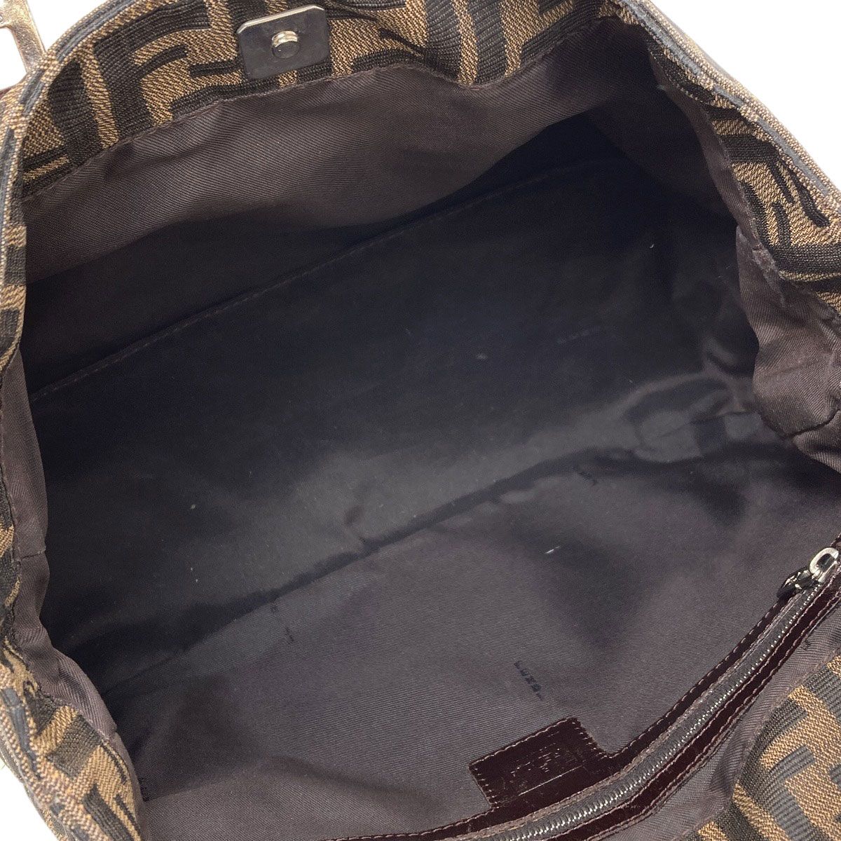Fendi Zucca Pattern Handbag Canvas — view 5