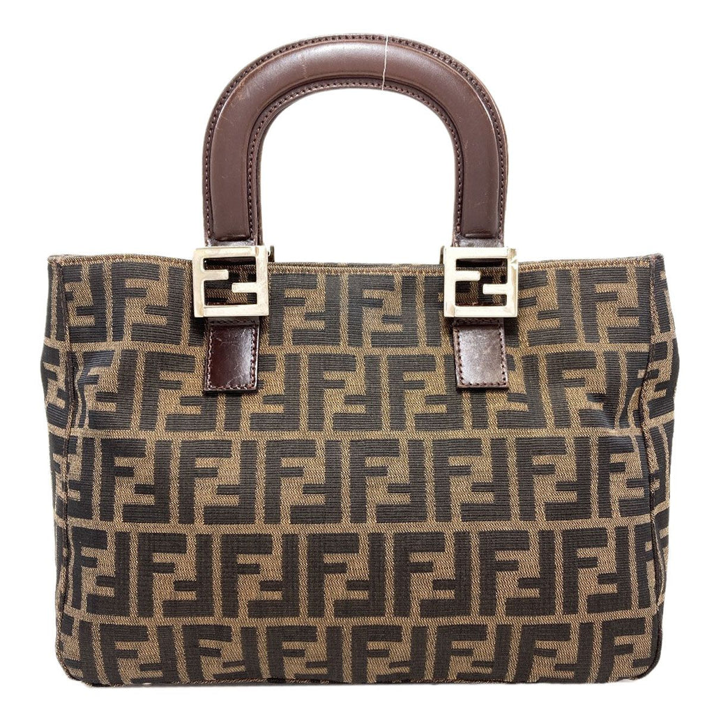 Fendi Zucca Pattern Handbag Canvas — view 2