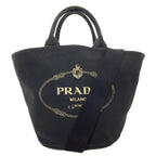 Prada Canapa Tote 2-Way Canvas