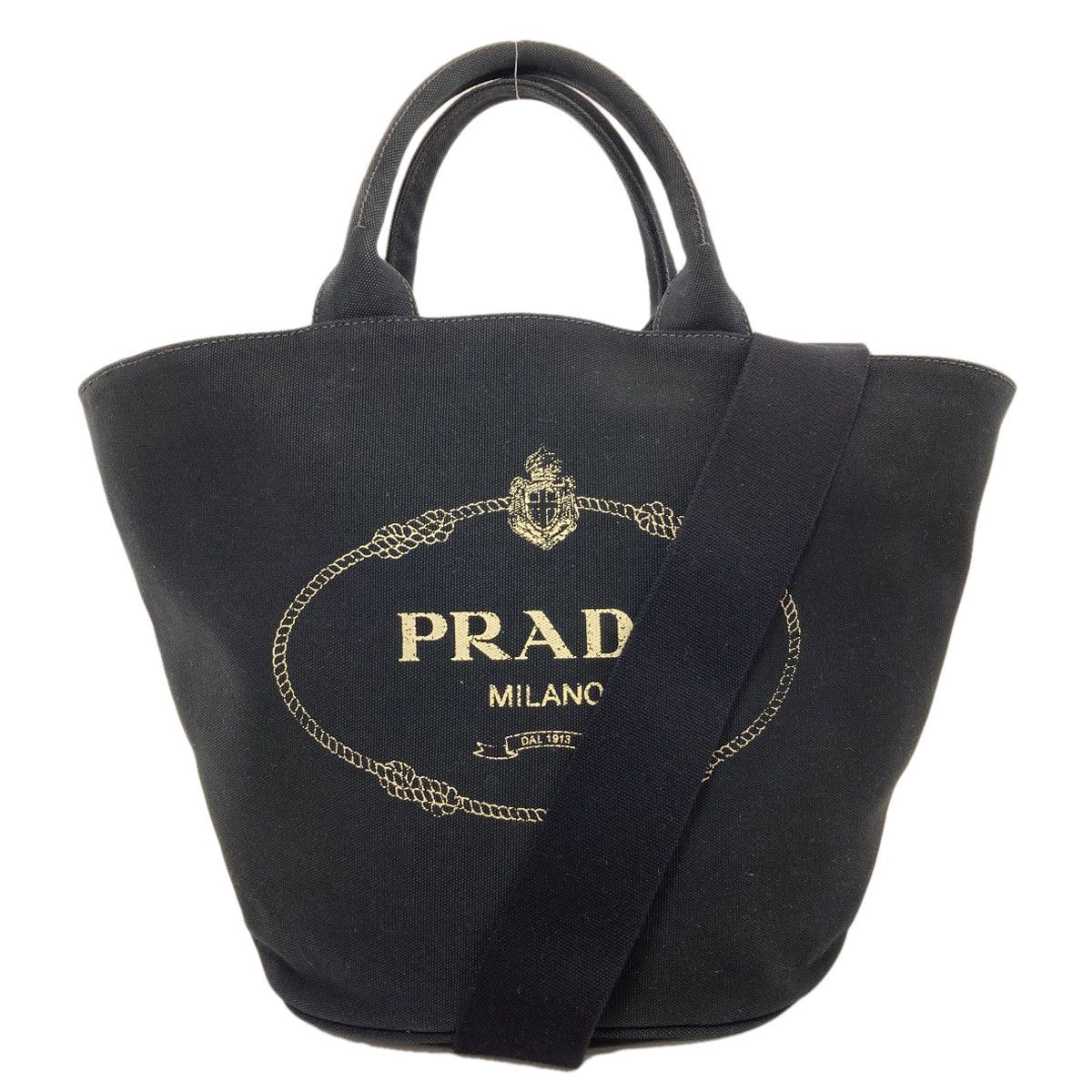 Prada Canapa Tote 2-Way Canvas