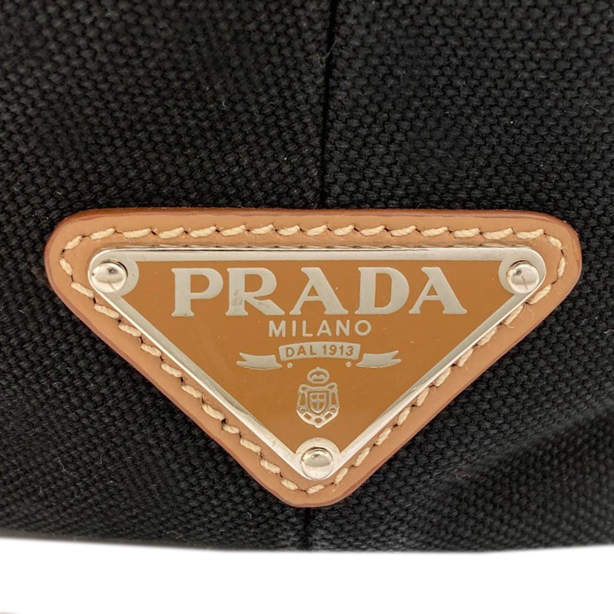 Prada Canapa Tote 2-Way Canvas — view 8