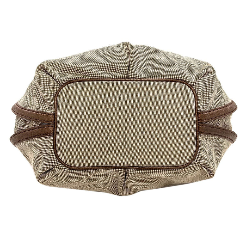 Celine Carriage Pattern Handbag Canvas — view 4