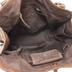 Celine Carriage Pattern Handbag Canvas — view 5