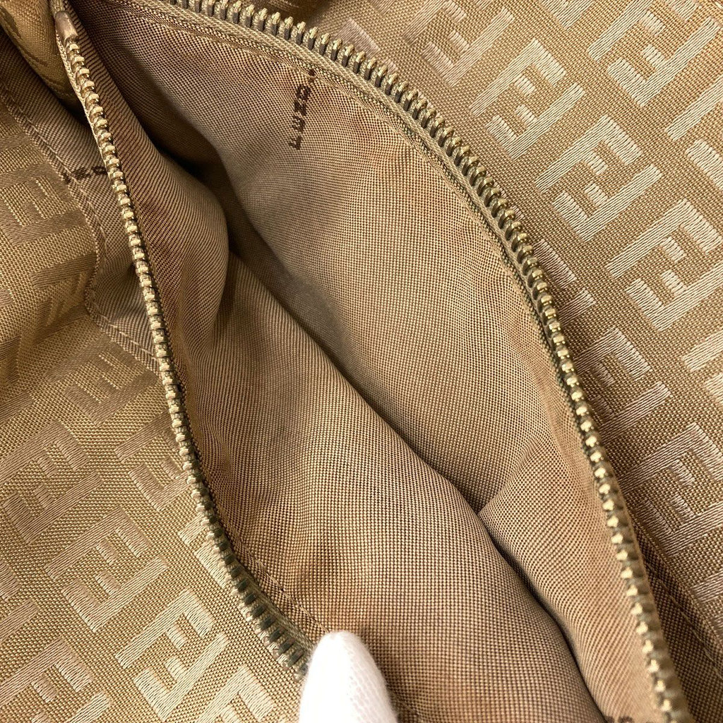 Fendi Zucca Pattern Handbag Canvas — view 7