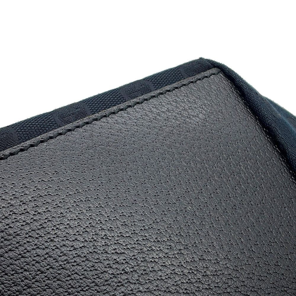Gucci Tote Sherry Line GG Canvas Handbag Mini Black — view 8