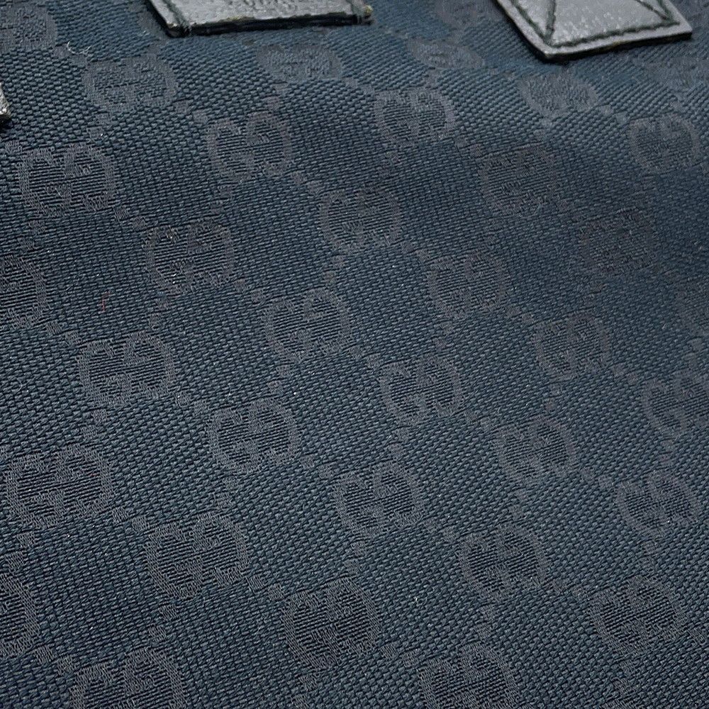 Gucci Tote Sherry Line GG Canvas Handbag Mini Black — view 9