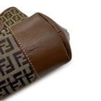 Fendi Tote Zucchino Canvas Leather — view 9