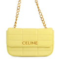 Celine Chain Shoulder Bag Matelasse Monochrome