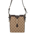 Gucci Shoulder Bag Mini Bucket GG Canvas Leather