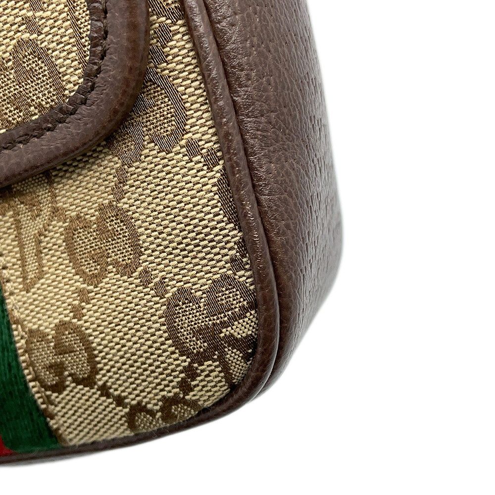 Gucci Shoulder Bag Palace Sherry Line GG Canvas Leather — view 6