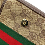 Gucci Shoulder Bag Palace Sherry Line GG Canvas Leather — view 8