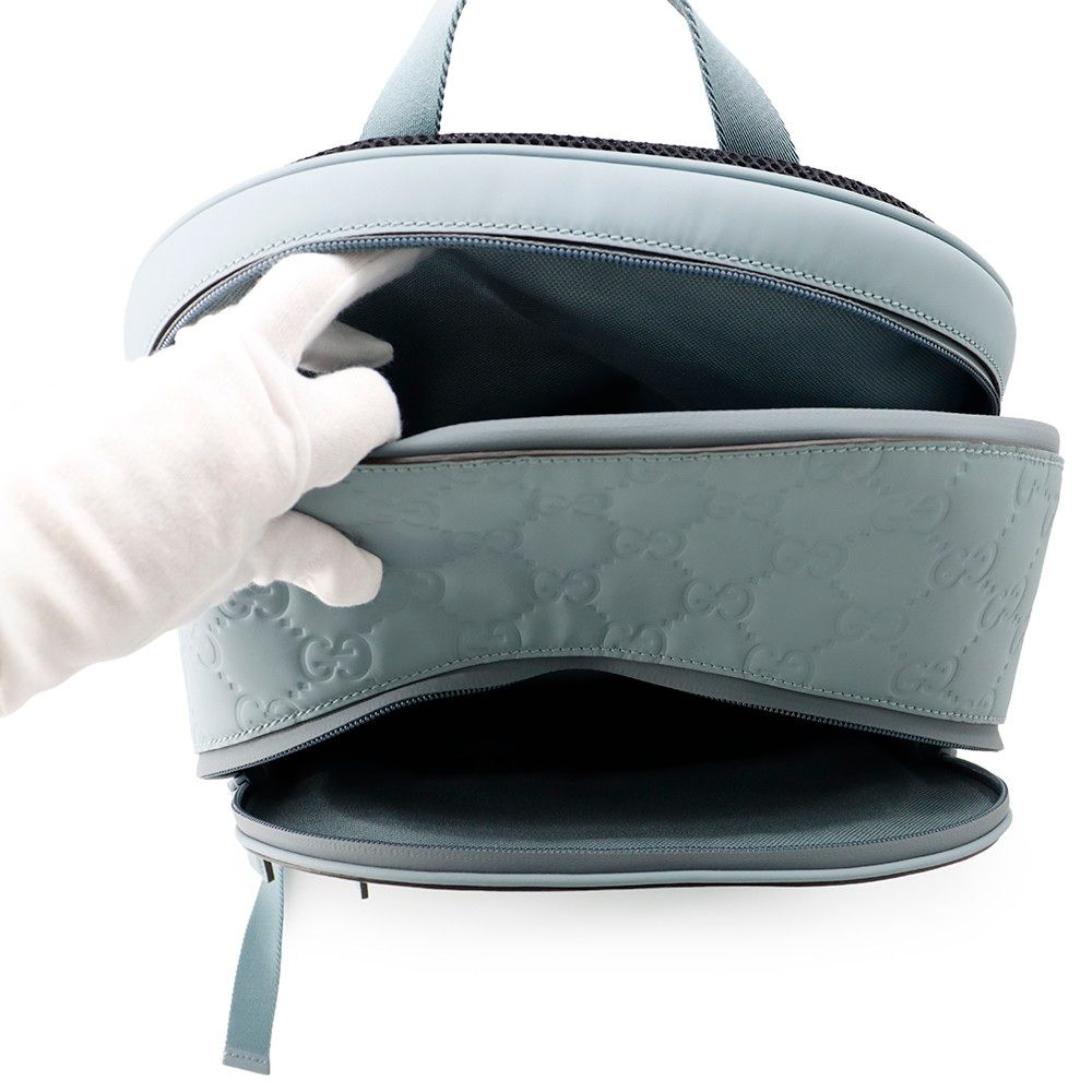 Gucci Backpack GG Rubber Effect Leather — view 5