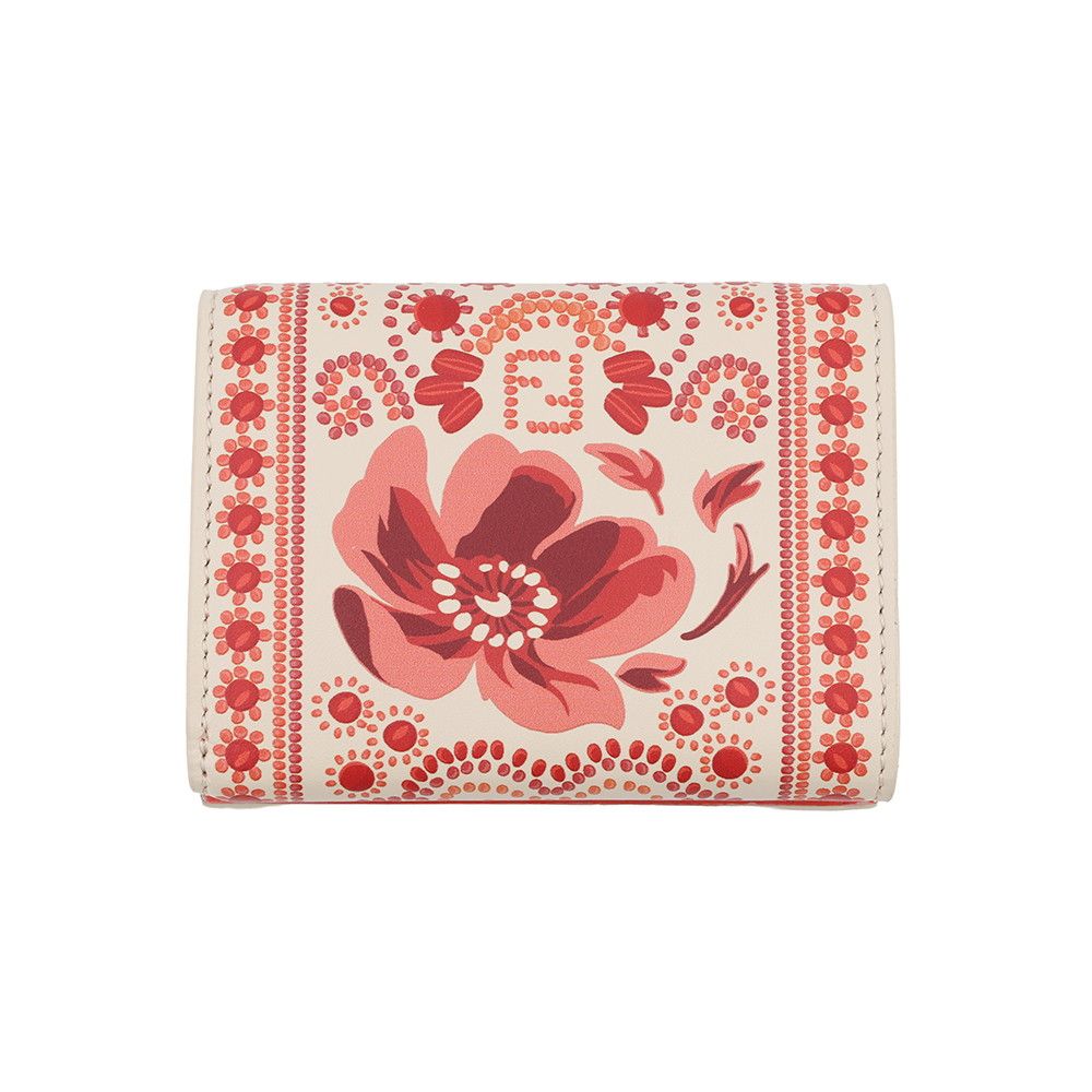 Fendi Trifold Wallet Bucket Micro Leather Folding Compact — view 3