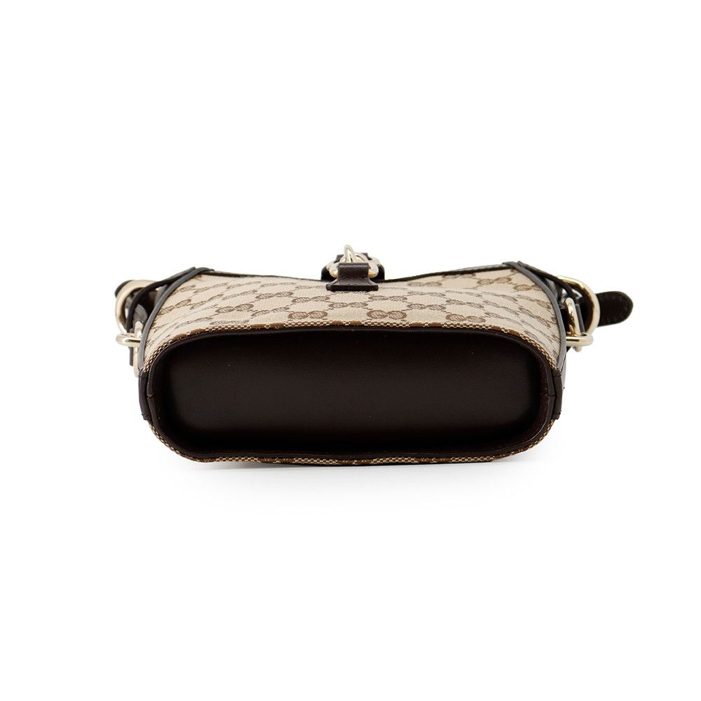Gucci Shoulder Bag Mini Bucket GG Canvas Leather — view 3