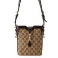 Gucci Shoulder Bag Mini Bucket GG Canvas Leather