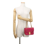 Celine Chain Shoulder Bag C Small Leather — view 4