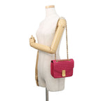 Celine Chain Shoulder Bag C Small Leather — view 5