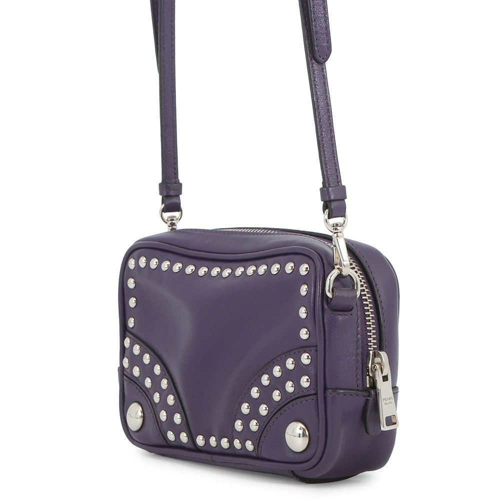 Prada Shoulder Bag Studs Leather — view 2