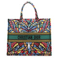 Dior Tote Book Large Butterfly Canvas