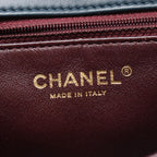Chanel Shoulder Bag Quilted Dark Green Emerald Leather Chain — view 4