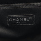 Chanel Tote Quilted Grand Shopping GST Black Caviar Leather Chain — view 4