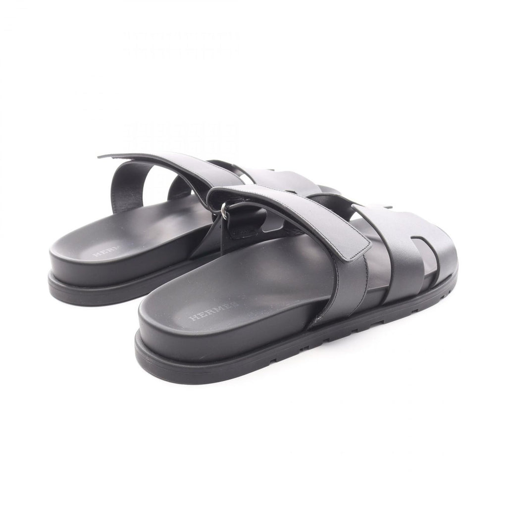 Hermes Sandals Chypre 42 Leather Black — view 2