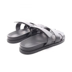 Hermes Sandals Chypre 42 Leather Black — view 2
